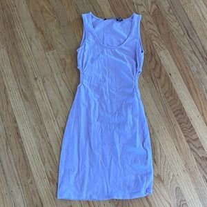 PURPLE CUT OUT DRESS